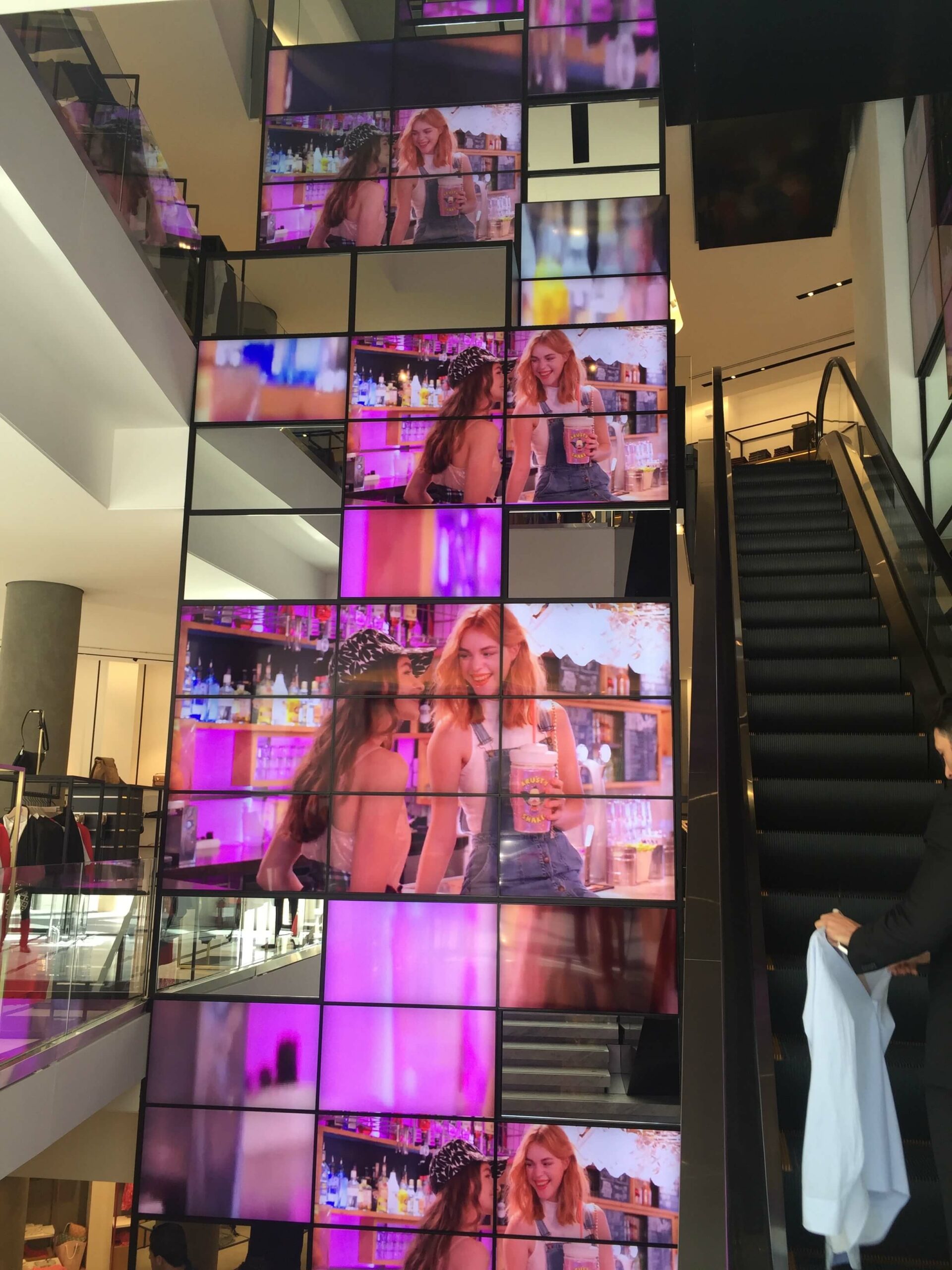 65 Screens Video Wall- Retail 2