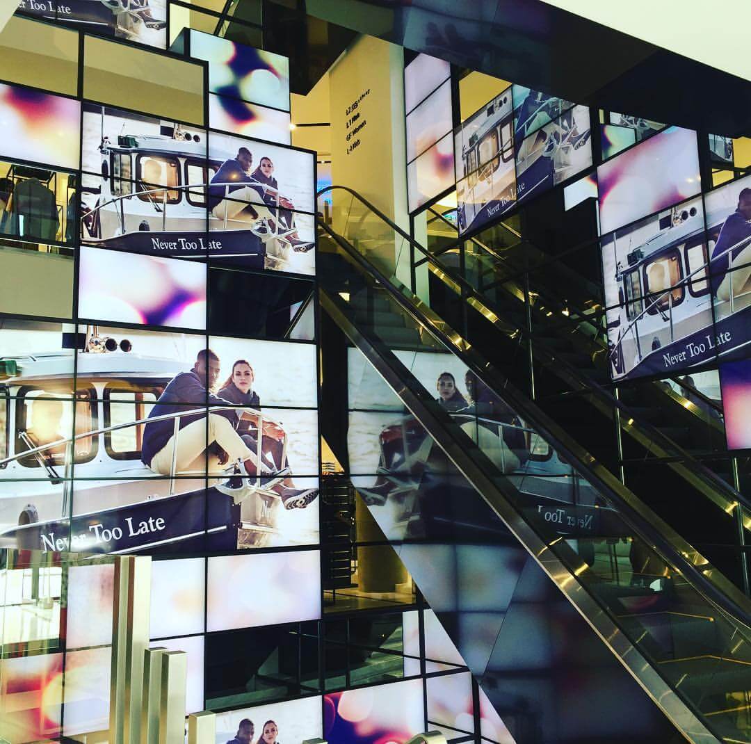65 Screens Video Wall- Retail