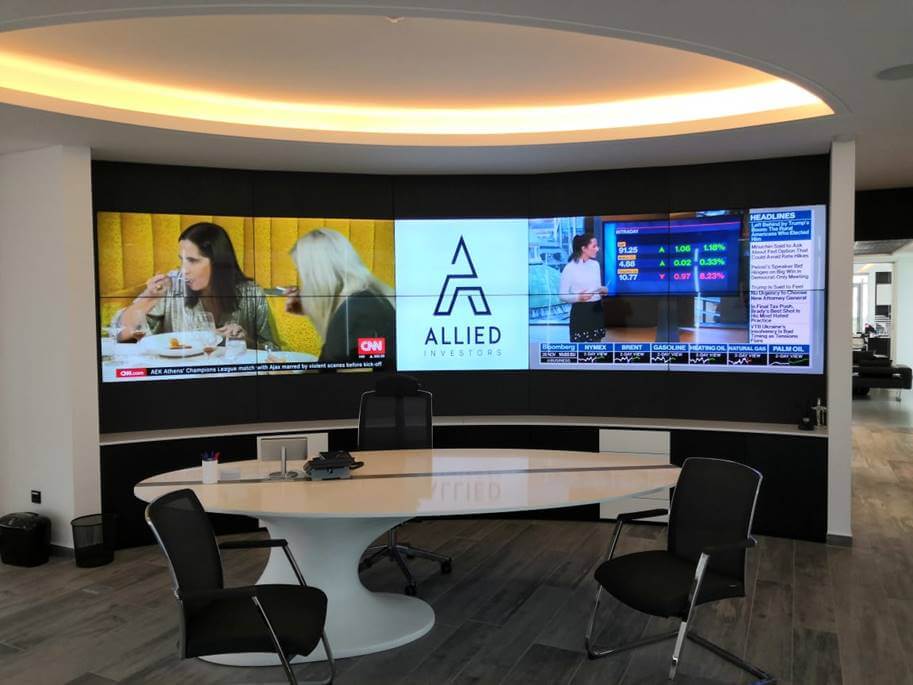 Allied Investors Video Wall